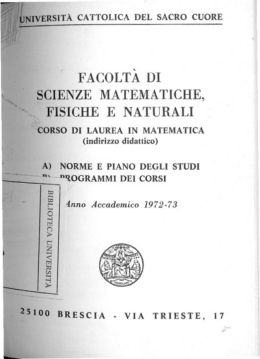 OLTA DI - Università Cattolica del Sacro Cuore