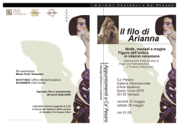 Il filo di Arianna. Ninfe, menadi e maghe