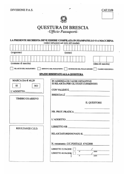 DIVISIONE P.A.S. " ` CAT.22/B