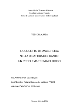 nella didattica del canto