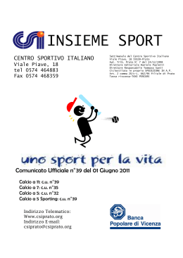 cu 39 - Centro Sportivo Italiano