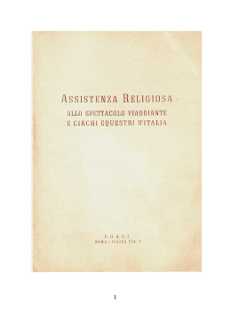 libretto - UDACI  - Chiesa Cattolica Italiana