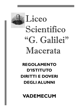 vademecum - Liceo Scientifico Galileo