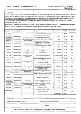 LICEO SCIENTIFICO SAN BENEDETTO