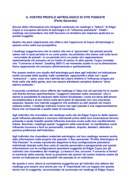 IL VOSTRO PROFILO ASTROLOGICO DI VITE