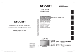 LC-32LE144E/LE244E Operation-Manual IT