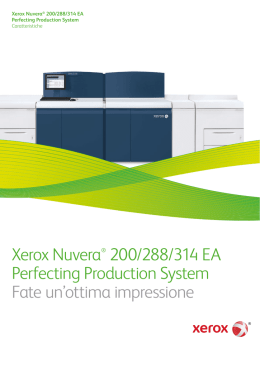 Brochure – Xerox Nuvera 200/288/314 EA