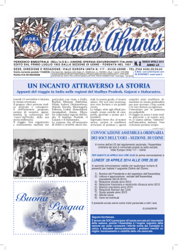Notiziario sezione Udine - Numero 3- maggio
