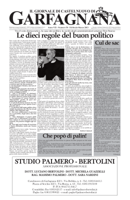 Edizione Marzo 2013 - Il Giornale di Castelnuovo