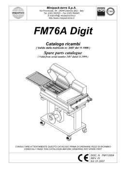 FM76A Digit Catalogo ricambi