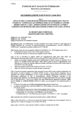 COMUNE DI CASALETTO CEREDANO