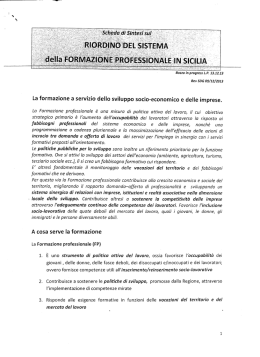 La formazione a servizio dello sviluppo socio