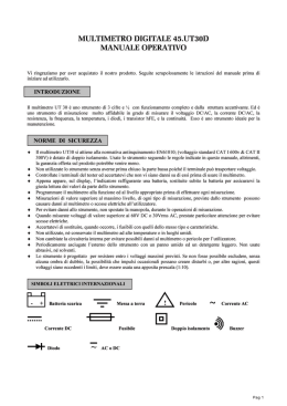 multimetro digitale 45.ut30d manuale operativo