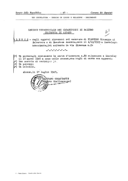 Atti Parlamentari - Camera dei Deputati