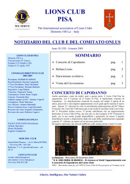 Lions Club Pisa Host