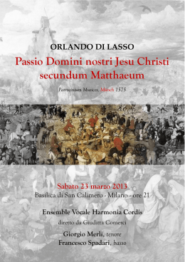 Passio Domini nostri Jesu Christi secundum