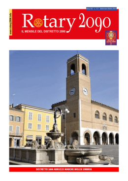 il mensile del distretto 2090