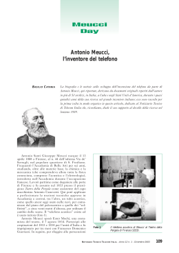 Antonio Meucci, l`inventore del telefono