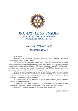 ottobre 2008 - Rotary Club Parma