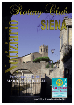 novembre-dicembre - Rotary Club Siena