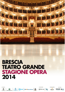 Stagione lirica - Comune di Brescia