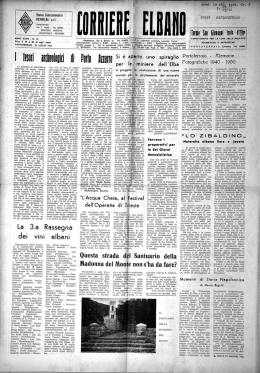 Page 1 Page 2 lll! Audace colpo a Marina di Campo rapinali 90