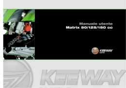 Manuale utente Matrix 50/125/150 cc