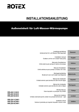 Manuale di Installazione RRLQ011-014