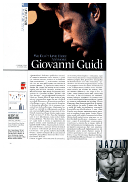 Giovanni Guidi - Massarosa Jazz Fest