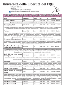 Universit&agrave; delle LiberEt&agrave; del FVG