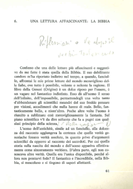 6. una lettura affascinante: la bibbia