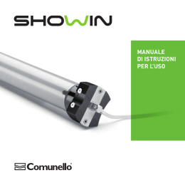 manuale di istruzioni per l`uso