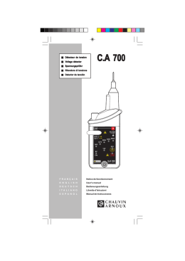 CA 700 - Electrocomponents