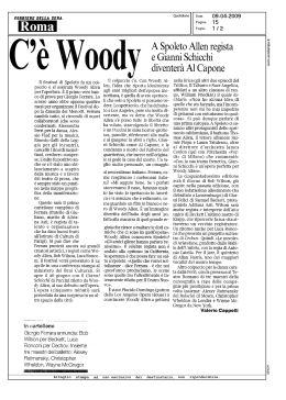 Corriere della sera - Spoleto Allen regista