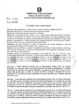 tribunale di salerno - Aste Giudiziarie Salerno