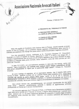 Lettera ed allegati per porte metal &ndash; detector