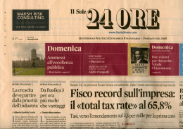 Il Sole 24 ore