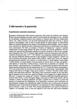 7. L`allevamento e la pastorizia