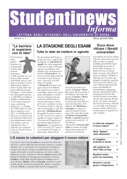 Informa - Unisi.it - Universit&agrave; degli Studi di Siena