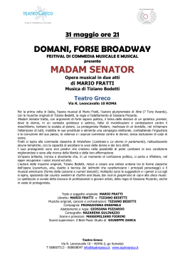 madam senator - Teatro Greco