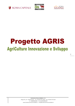agris - Fondazione Roma Solidale