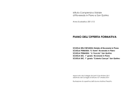 POF 2012 - Istituto Comprensivo di Roveredo in Piano e San Quirino
