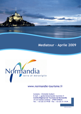 Mediatour – Aprile 2009