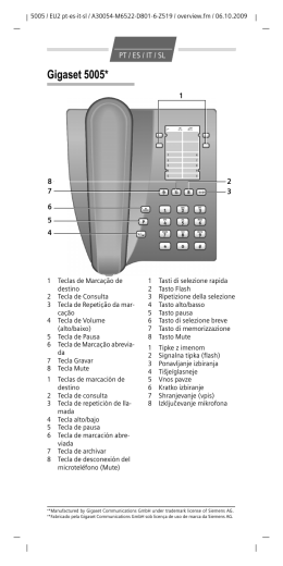 manuale siemens 5005