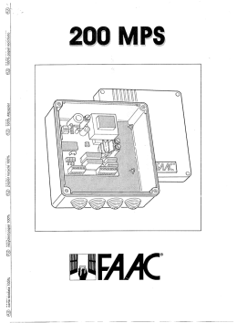 Page 1 Page 2 I ITALIANO I AVVERTENZE PRELIMINARI