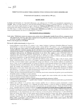 Senza titolo - Aste Giudiziarie Salerno