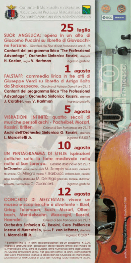 Invito - Museo del Metauro