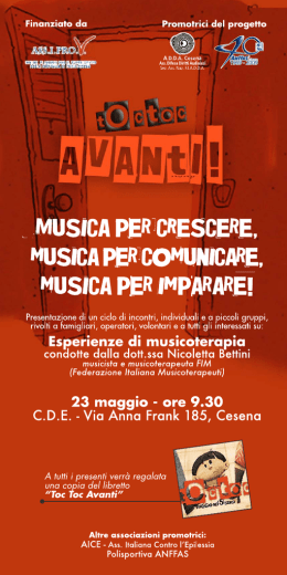 Invito toc toc avanti
