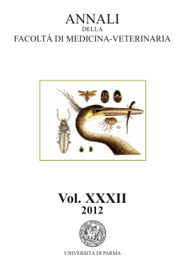 Vol. XXXII - 2012 - Dipartimento di Scienze Medico