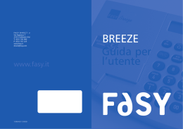 Manuale utente FASY Breeze IT